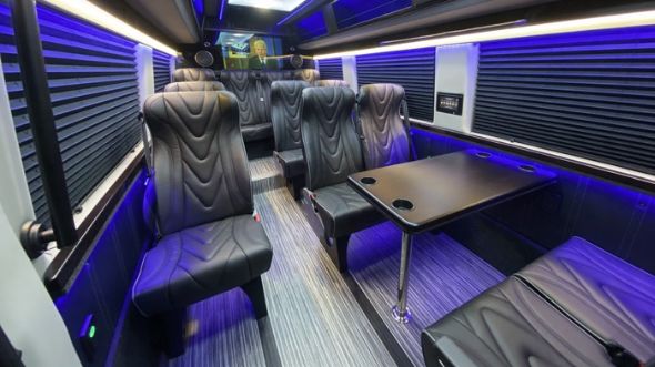 baton rouge 18 passenger sprinter van interior