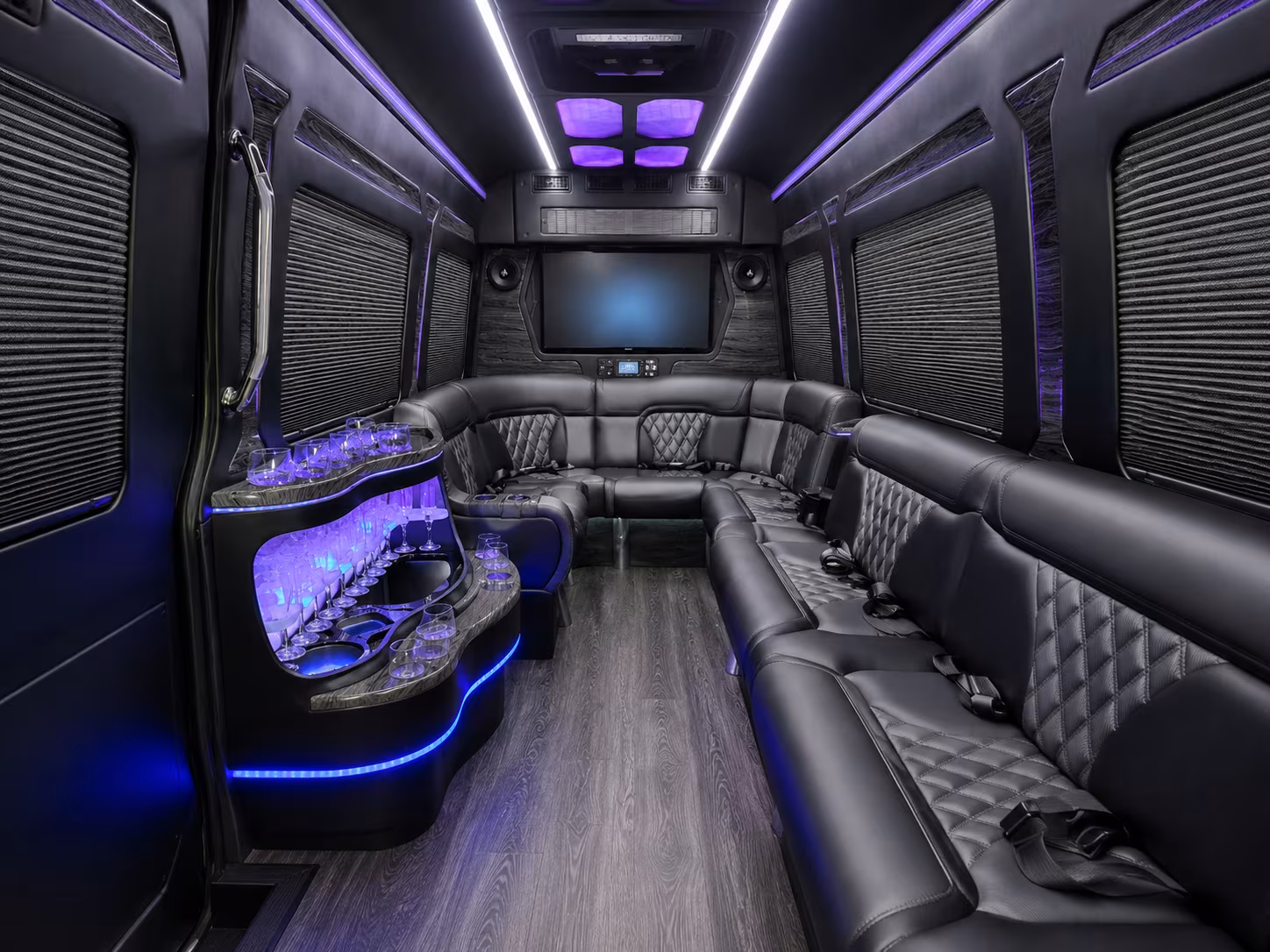 baton rouge sprinter limousine inside