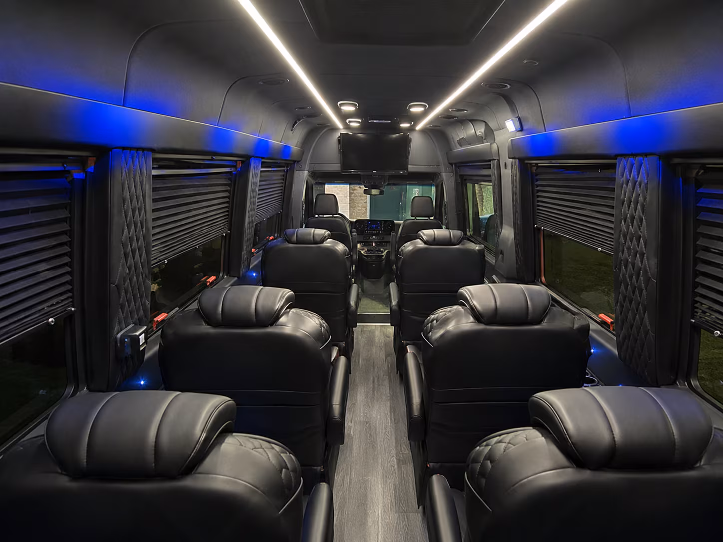 sprinter van rentals for parent coordinated prom groups with a set pickup and return time in baton rouge